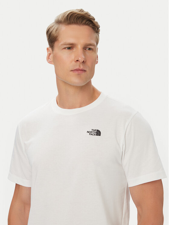 The North Face The North Face T-Shirt Evolution Simple Dome NF0A8CZ2 Biały Regular Fit