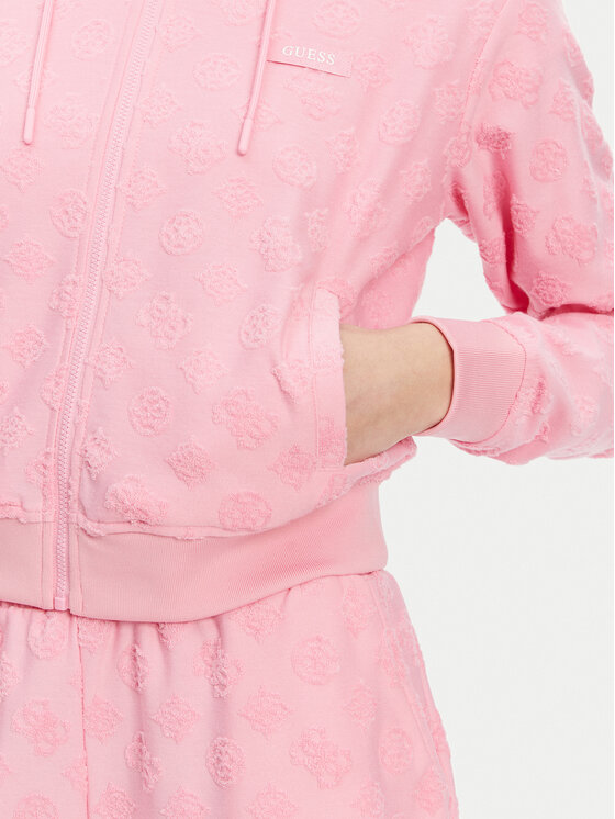 Guess Guess Felpa V5GQ00 KCT02 Rosa Regular Fit