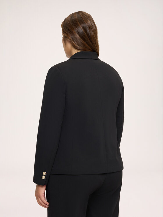 Fiorella Rubino Fiorella Rubino Marynarka Q045T000295N033 Czarny Slim Fit