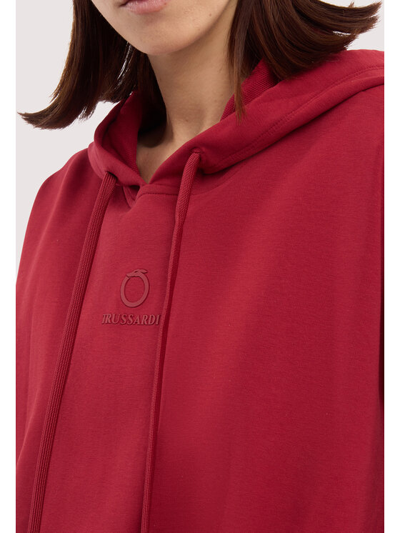 Trussardi Trussardi Felpa G8566000235N036 Rosso Regular Fit