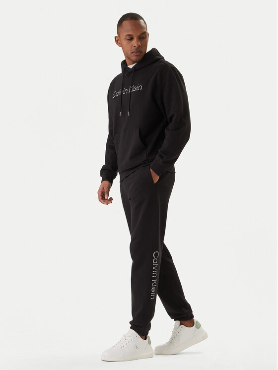 Calvin Klein Calvin Klein Pantaloni trening Eu Sportswear Graphic LV04LF236G Negru Regular Fit