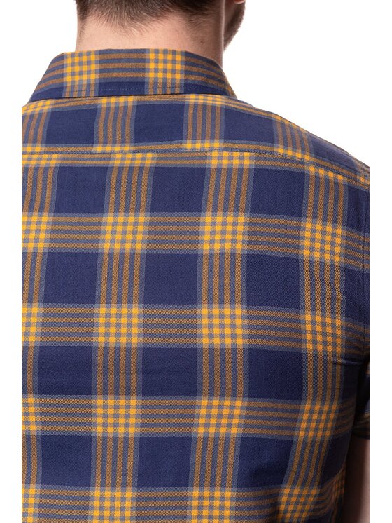 Wrangler Wrangler Camicia SS 1PKT SHIRT Giallo Slim Fit