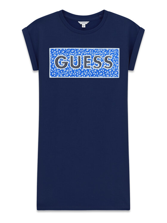 Guess Guess Haljina za svaki dan J6GK05 KAE24 Tamnoplava Regular Fit