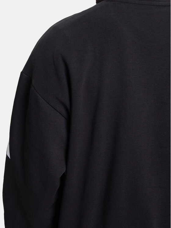 adidas adidas Bluza Essentials JF3542 Czarny Loose Fit