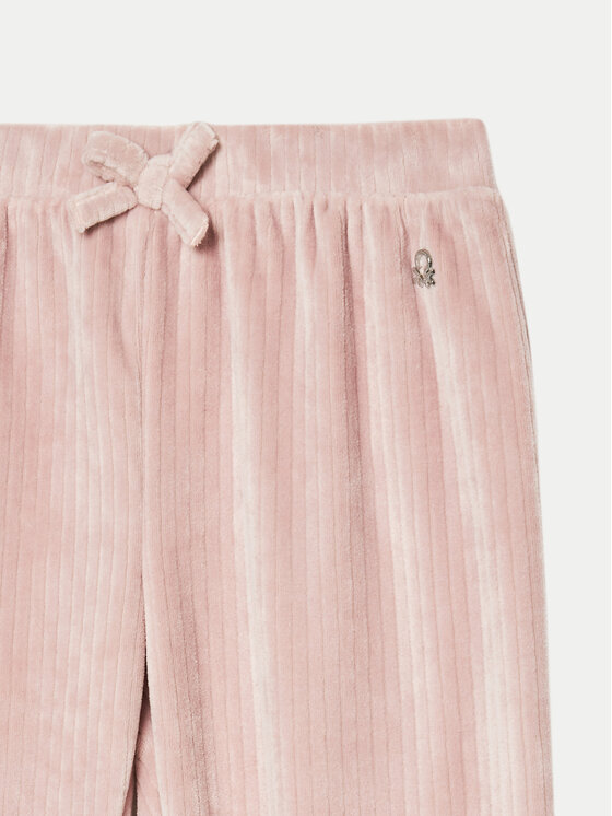 United Colors Of Benetton United Colors Of Benetton Spodnie dresowe 37JBGF04B Różowy Relaxed Fit