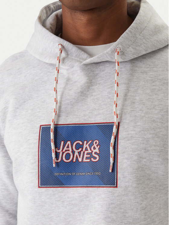 Jack & Jones Jack & Jones Mikina Rain 12288098 Šedá Regular Fit