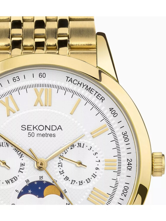 Sekonda Sekonda Zegarek 30228 Złoty