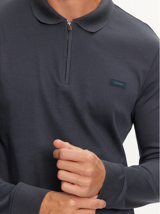 Calvin Klein Calvin Klein Polo majica K10K113586 Modra Slim Fit