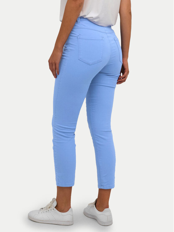 Kaffe Kaffe Džinsi Zelina 10506253 Gaiši zils Slim Fit