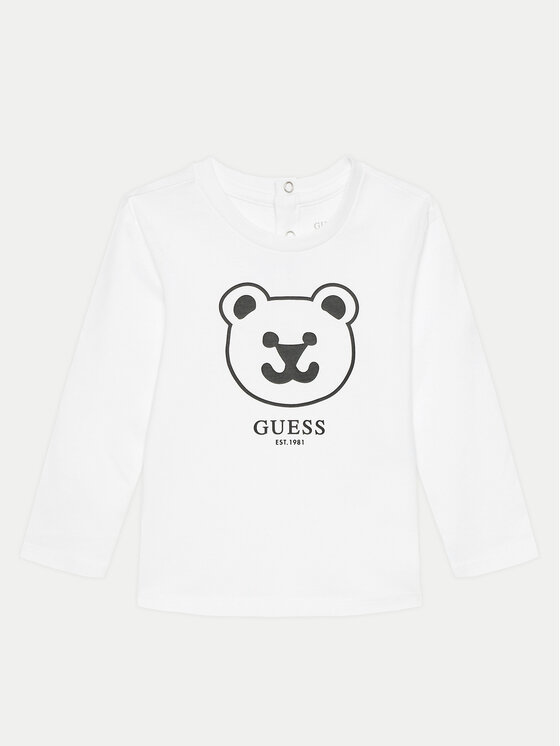 Guess Guess Bluse I4YI01K 8HM4 Weiß Regular Fit