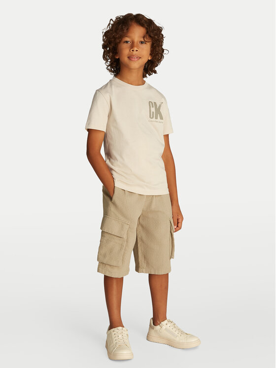 Calvin Klein Jeans Calvin Klein Jeans Футболка Surf Graphic IB0IB02447 Бежевий Regular Fit