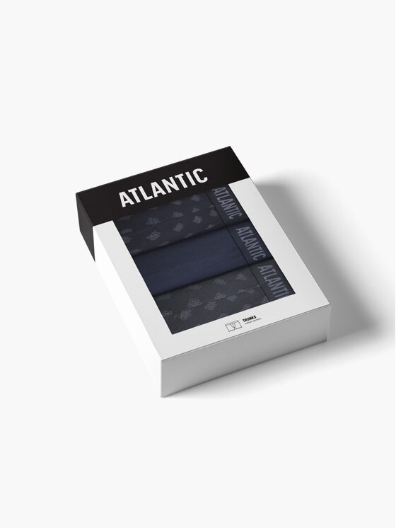 Atlantic Atlantic Bokserki sport Granatowy