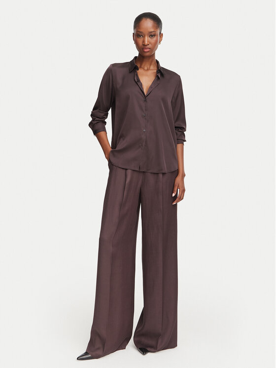 Marella Marella Hemd Emme by Marella Edro 2625116081 Dunkelbraun Regular Fit