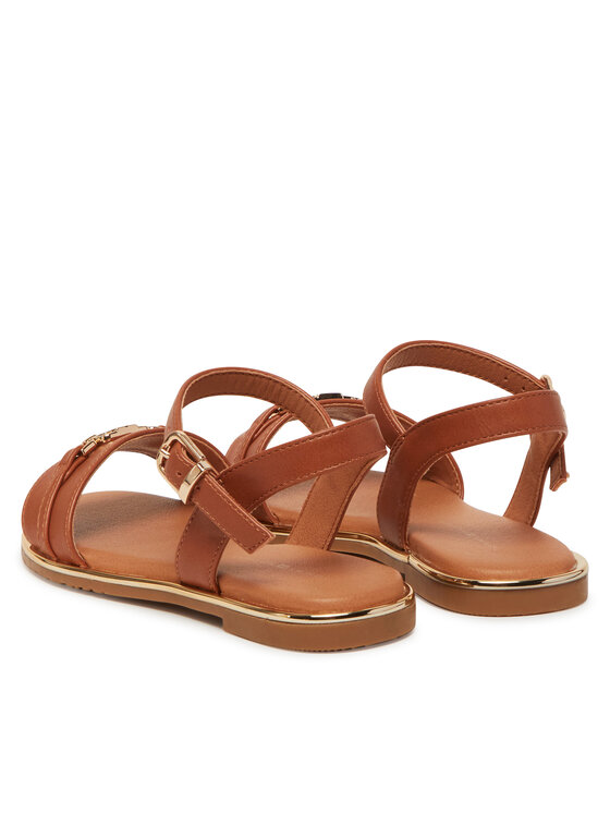 Tommy Hilfiger Tommy Hilfiger Sandały T3A2-33778-0326 M Brązowy
