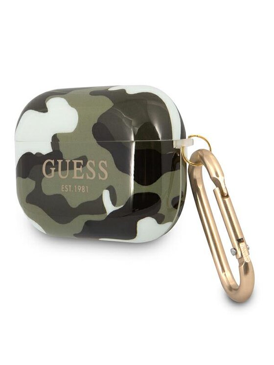 Guess Guess Etui na słuchawki AirPods Pro Zielony
