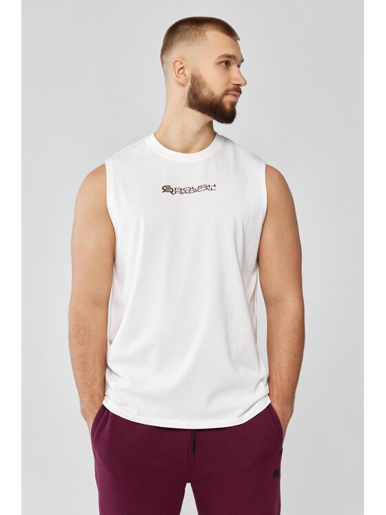 ROUGH RADICAL ROUGH RADICAL Koszulka techniczna UNIT Biały Slim Fit