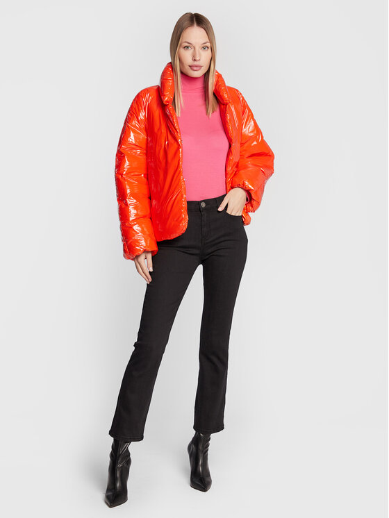 PINKO PINKO Zimska jakna Ianna 1G17XH A00N Narančasta Regular Fit
