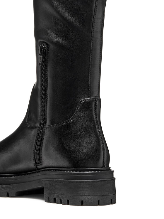 Geox Geox Kozačky D Iridea D56HRF 0KB43 C9999 Černá