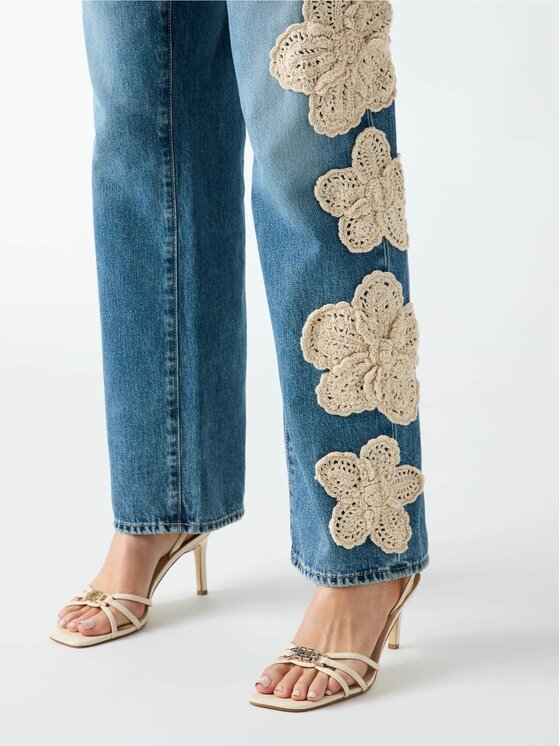 Guess Guess Jeansy 183943 Niebieski Relaxed Fit