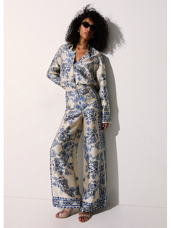 Liu Jo Liu Jo Pantaloni di tessuto CA6230TS555P9652 Azzurro chiaro Regular Fit