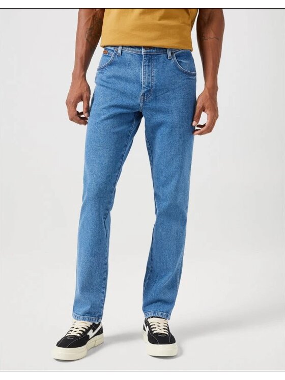 Wrangler Wrangler Jeansy TEXAS SLIM Niebieski Slim Fit