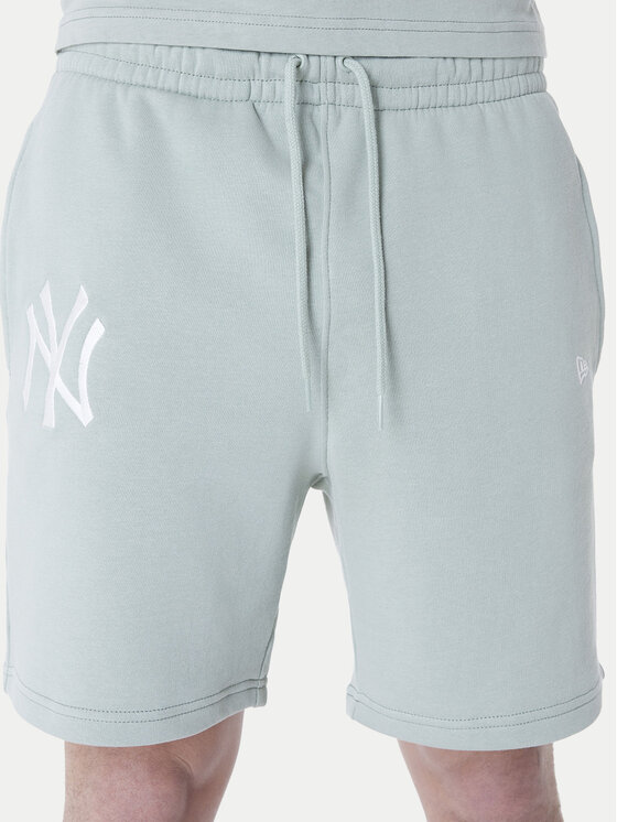 New Era New Era Pantaloni scurți sport New York Yankees MLB League Essentials 60596184 Verde Regular Fit