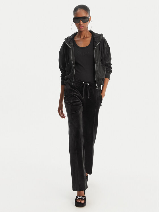 Juicy Couture Juicy Couture Mikina Iccle JCWAS126304 Černá Oversize