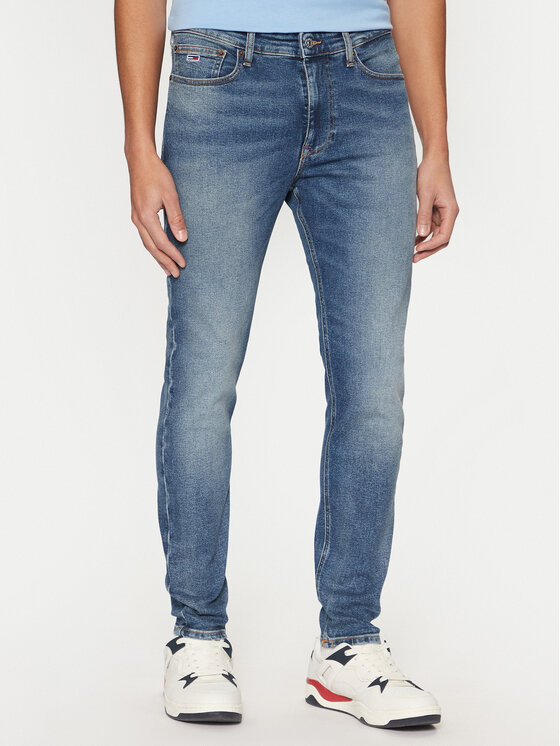 Męskie Jeansy Tommy Jeans, Rozmiar 31/32, Niebieskie, Simon DM0DM20548