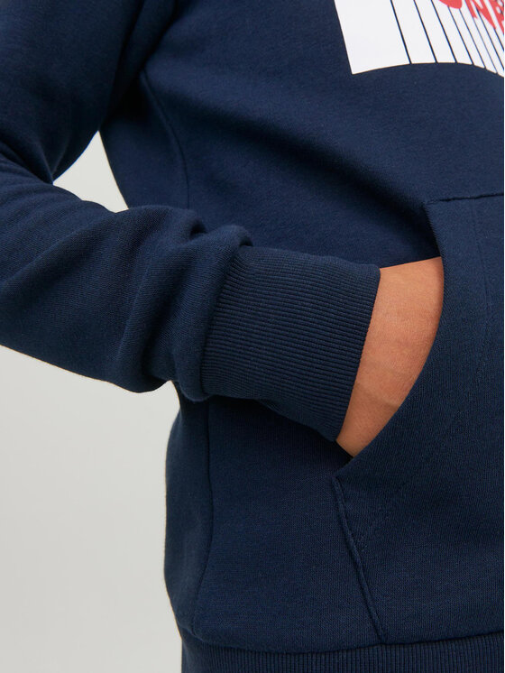Jack&Jones Junior Jack&Jones Junior Majica dugih rukava 12237459 Tamnoplava Regular Fit