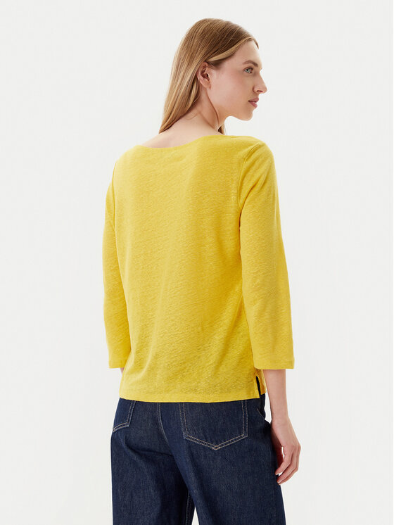 United Colors Of Benetton United Colors Of Benetton Bluse 37UJD109X Gelb Regular Fit