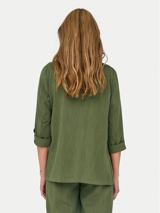 ONLY ONLY Zakó Marsa 15308084 Zöld Loose Fit