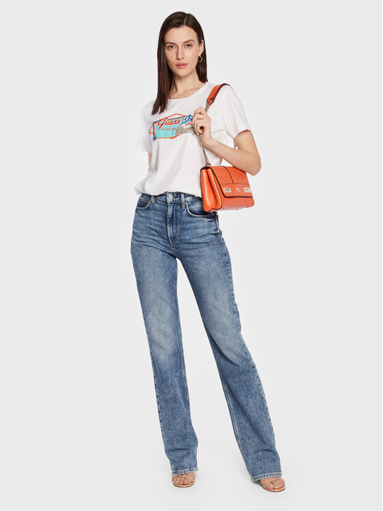 T-shirt Hotel W3GI26 JA914 Bianco Regular Fit