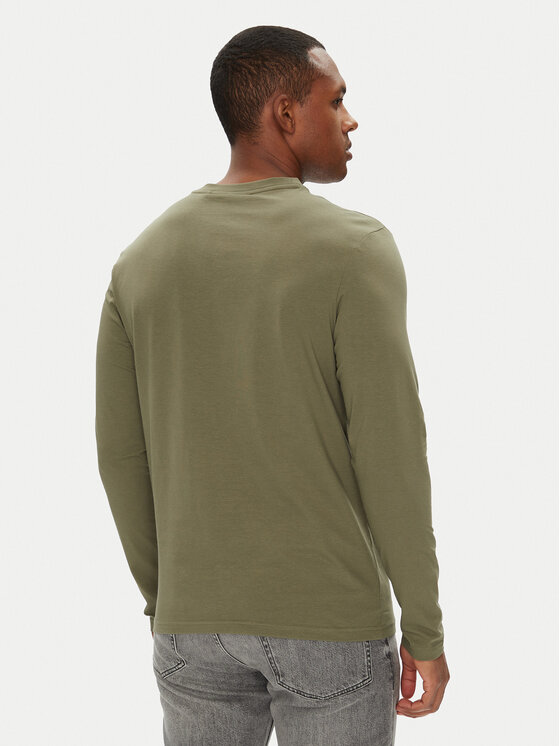 BOSS BOSS Longsleeve Tchark 50473286 Зелений Regular Fit