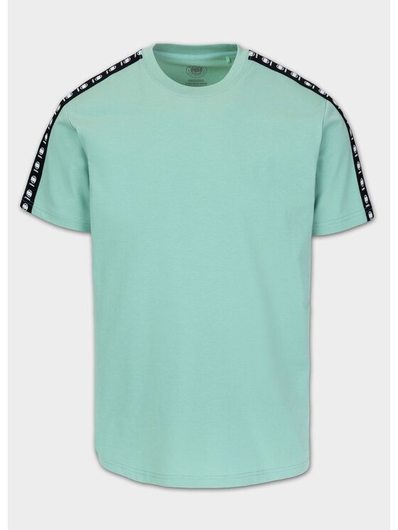 PITBULL PITBULL T-Shirt Koszulka męska TAPE NUGGET S Zielony Regular Fit