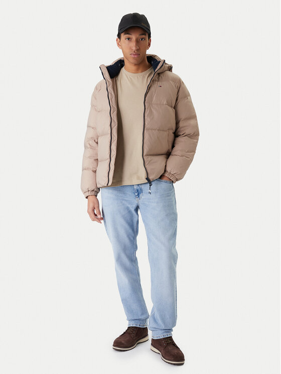 Tommy Jeans Tommy Jeans Pūkinė striukė Essential DM0DM19786 Smėlio Regular Fit