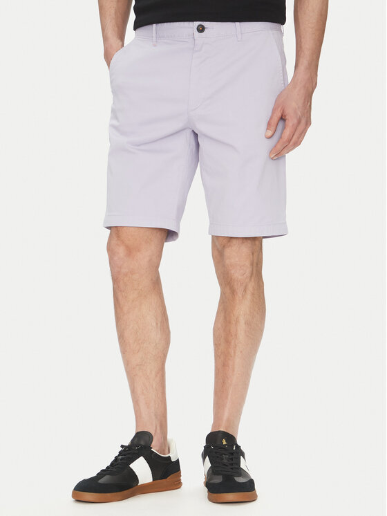 BOSS BOSS Šortky z materiálu Chino-Slim-Shorts 50536723 Fialová Regular Fit