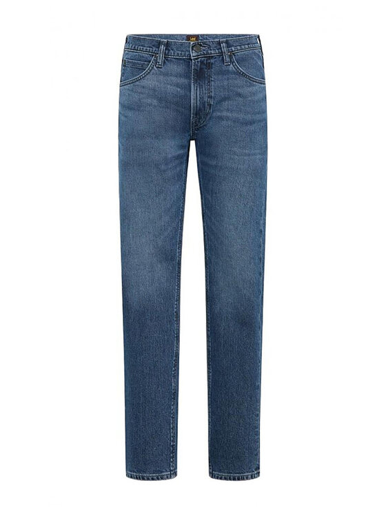 Lee Lee Jeansy DAREN ZIP FLY Niebieski Straight Fit