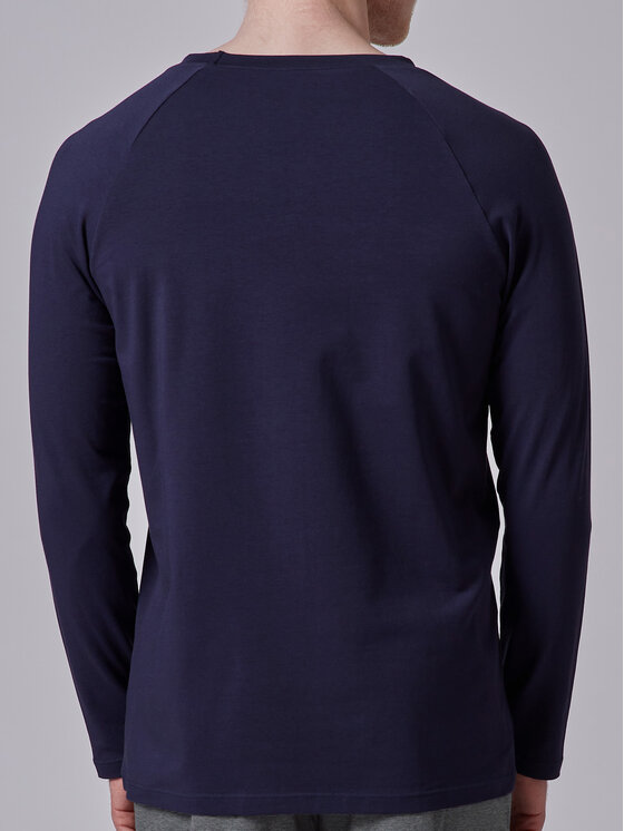 Skiny Skiny S dlhými rukávmi 80509 Tmavomodrá Regular Fit