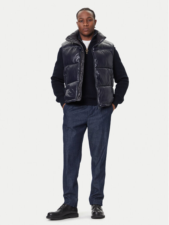 Save The Duck Save The Duck Елек D81382U LOVE21 Тъмносин Regular Fit