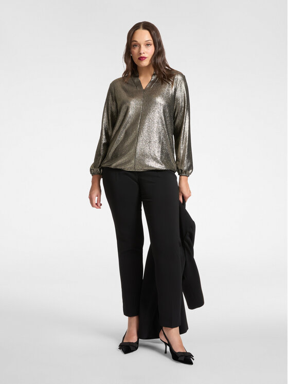Elena Mirò Elena Mirò T-shirt G319Z000496N008 Oro Regular Fit