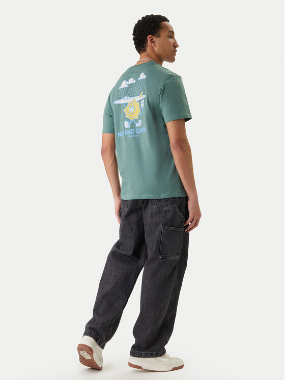 Billabong Billabong Tričko Gimmicks EBYZT00363 Zelená Regular Fit
