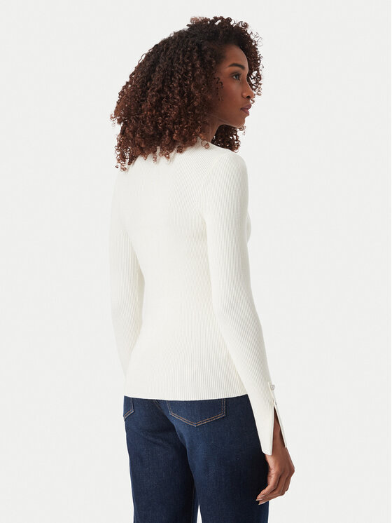 Guess Guess Strickjacke W6YR11 Z0950 Creme Slim Fit