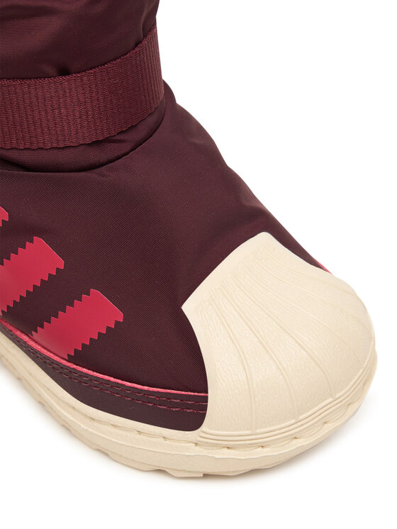 adidas adidas Śniegowce Superstar 360 Boot JR5805 Bordowy