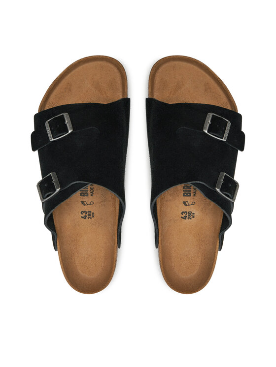 Birkenstock Birkenstock Klapki Zürich 1025045 Czarny