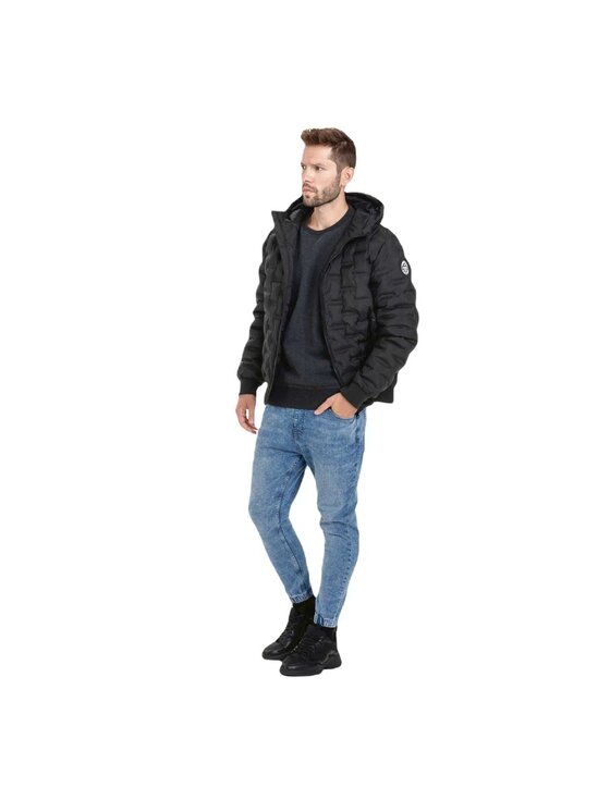 PITBULL PITBULL Kurtka zimowa AUTOMATIC Czarny Regular Fit