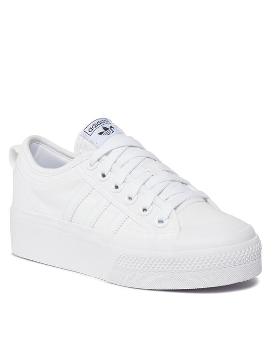adidas adidas Sneakersy Nizza Platform W FV5322 Biela