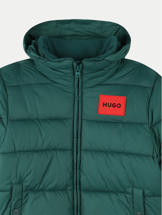 HUGO HUGO Зимно яке G00198 D Зелен Regular Fit