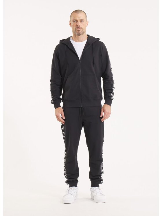 PITBULL PITBULL Bluza Bluza męska rozpinana z kapturem TAPE NUGGET M Czarny Regular Fit