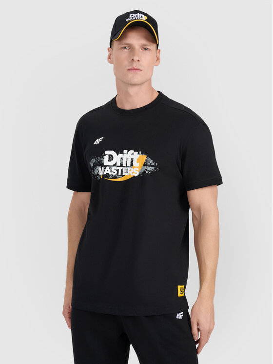 4F 4F T-Shirt TEAMWEAR Czarny Regular Fit