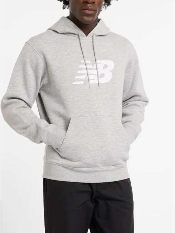 New Balance New Balance Bluza MT43904AG Szary Standard Fit